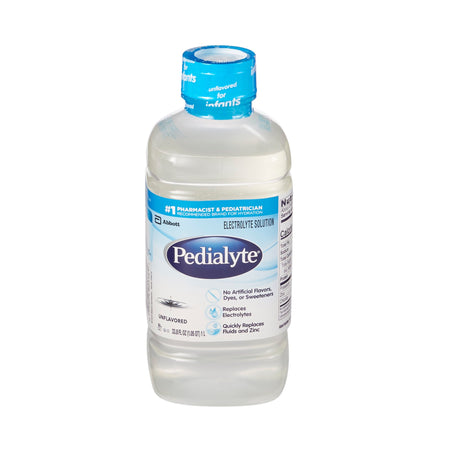 Abbott Nutrition 00336 Pedialyte Strawberry Electrolyte Solution, 1 Liter Bottle