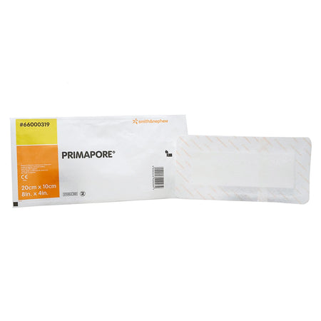 Smith & Nephew 66000319 Primapore Adhesive Dressing, 10 x 20 Centimeter