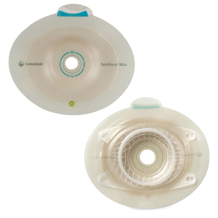 SenSura Mio Convex Light Click Ostomy Barrier, 25 mm Stoma Opening, Red Match by Coloplast product image