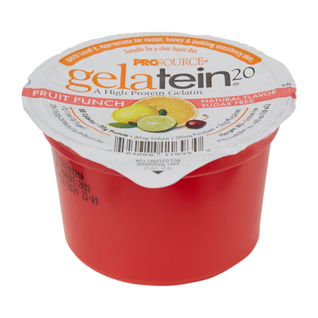 Medtrition/National Nutrition 11693 Gelatein 20 Fruit Punch High Protein Gelatin, 4-ounce cup