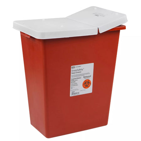 Cardinal 8991 SharpSafety Multi-purpose Sharps Container, 18 Gallon