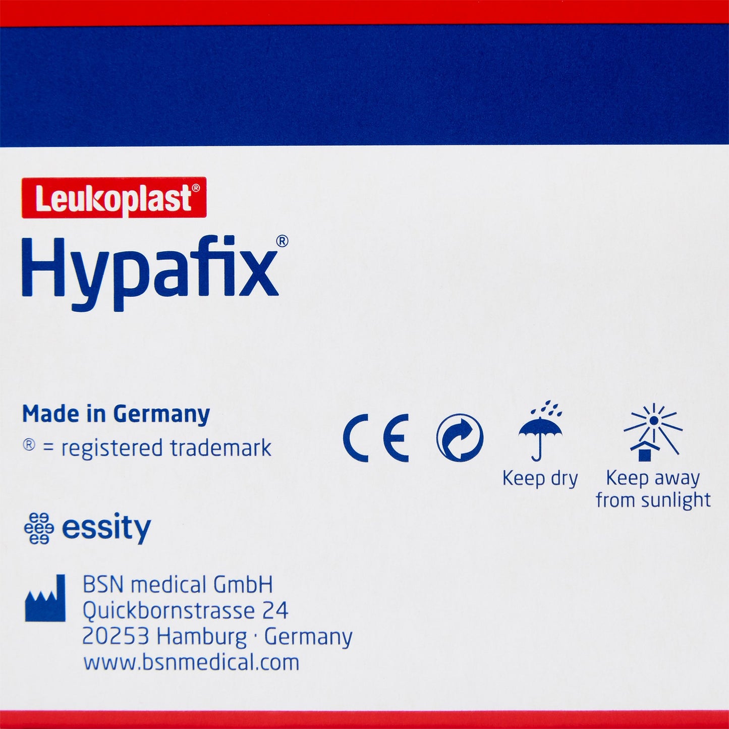 Hypafix® Nonwoven Dressing Retention Tape, 2 Inch x 10 Yard, White