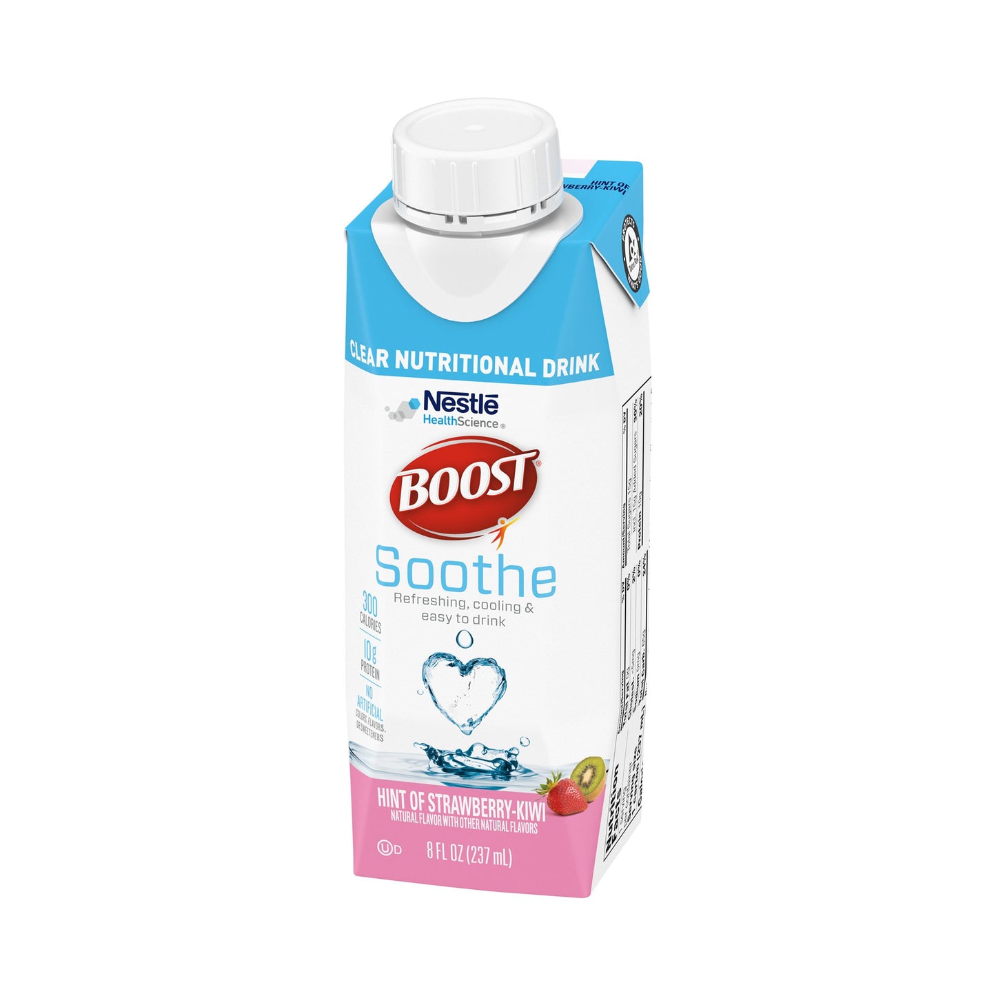 Boost® Soothe Strawberry Kiwi Clear Nutritional Drink, 8-ounce carton