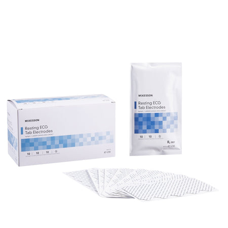 McKesson 87-230 Resting ECG Tab Electrode, Larger Contact