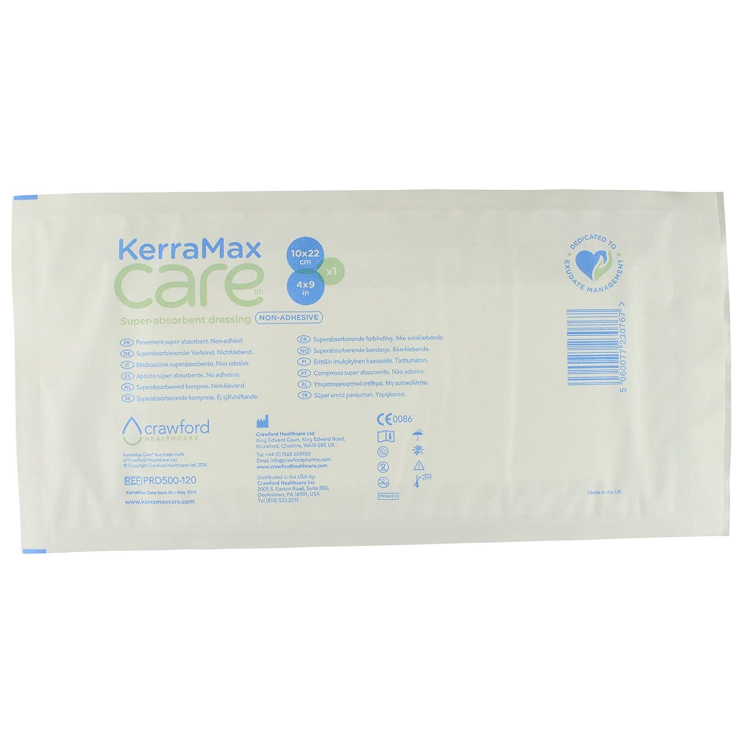 KerraMax Care® Super Absorbent Dressing, 4 x 9 Inch
