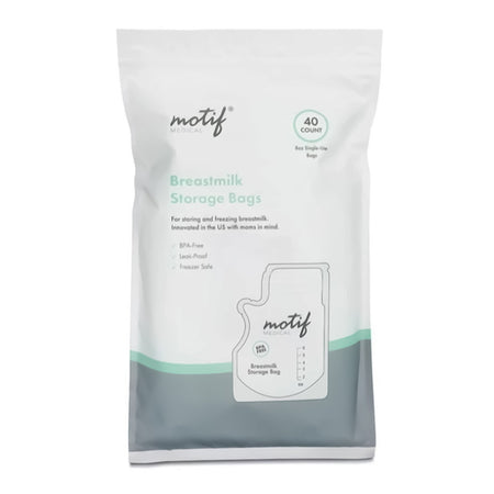 Motif Medical AAC0008-01 Breast Milk Storage Bag 6 oz. Plastic. 40ct