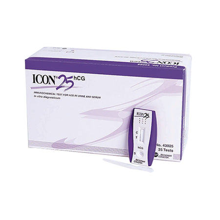 Hemocue 43025A Icon 25 hCG Pregnancy Fertility Reproductive Health Test Kit
