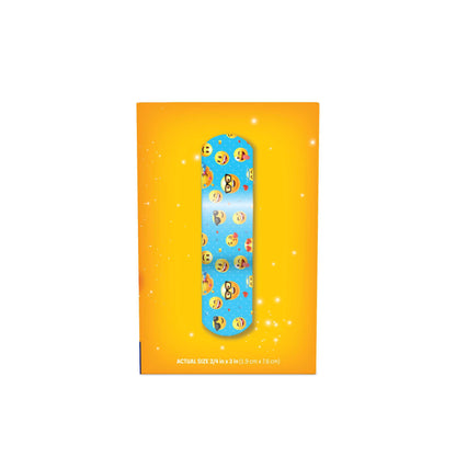 American® White Cross First Aid Emojis Kid Design Adhesive Strip, ¾ x 3 Inch