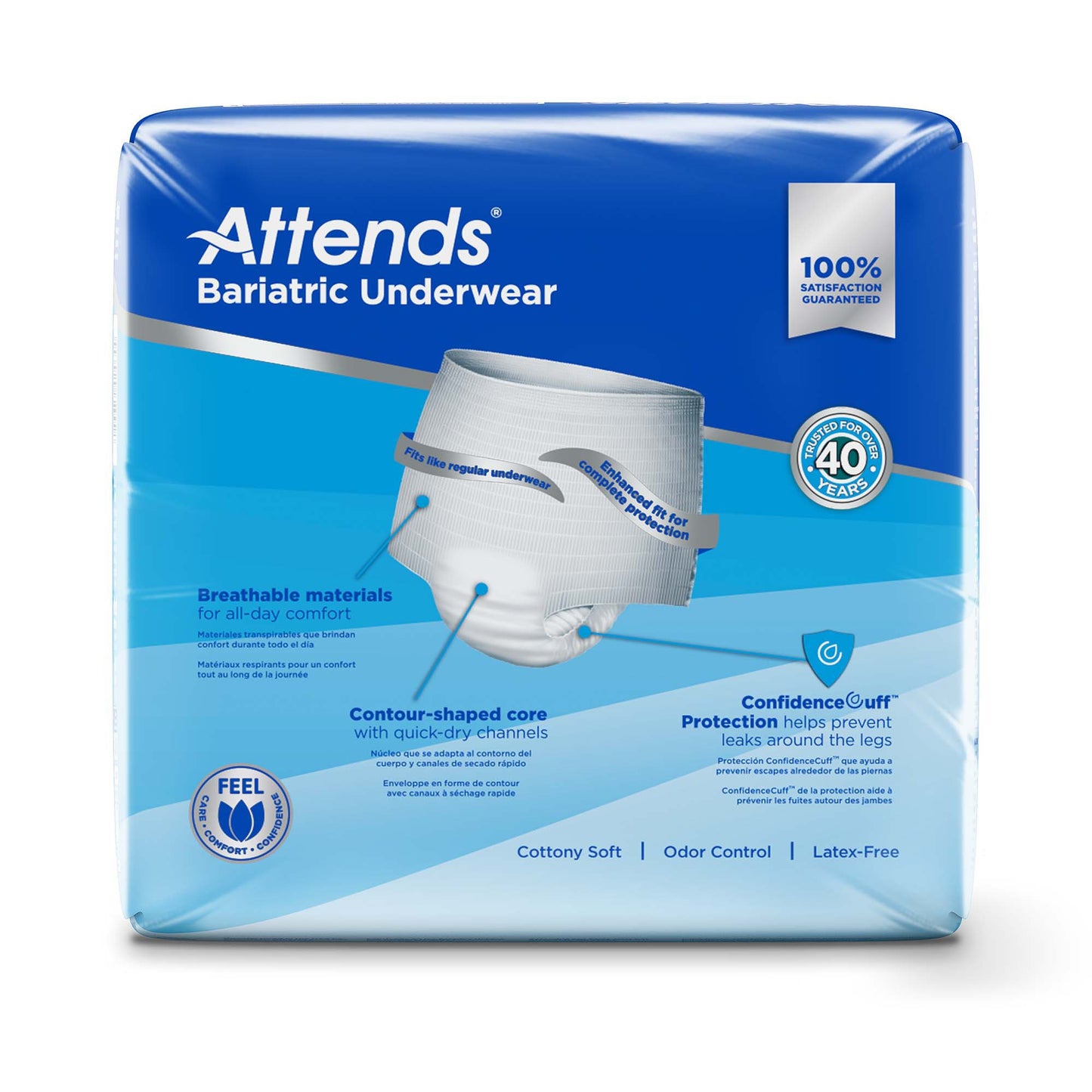 Attends® Bariatric Protective Underwear, 2X-Large