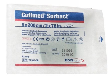 BSN 7216705 Cutimed Sorbact Impregnated Dressing, 2 x 79 Inch