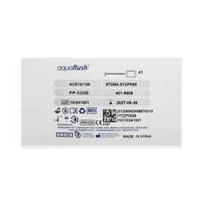 Stoma Stopper aquaflush® 10 Fr., Trim To Fit, Silicone