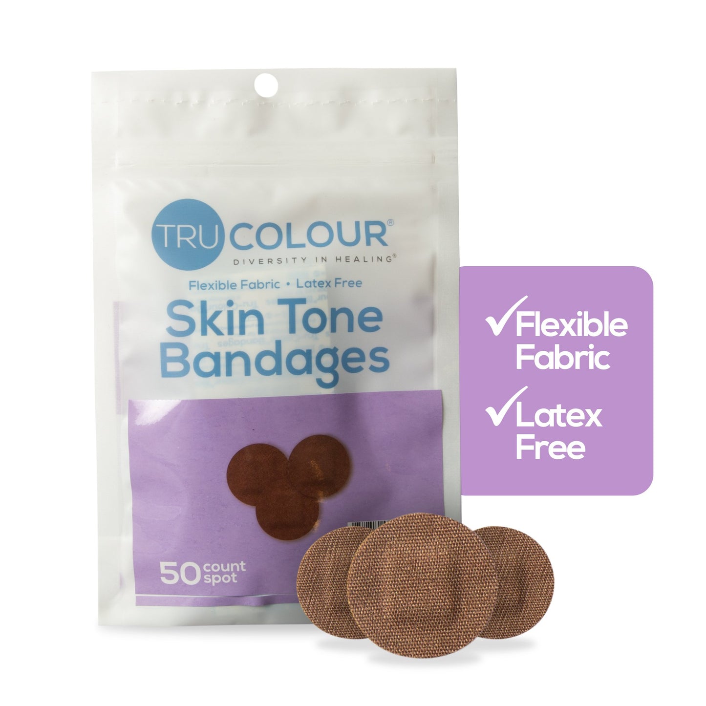 TruColour® Dark Brown Adhesive Strip, Spot