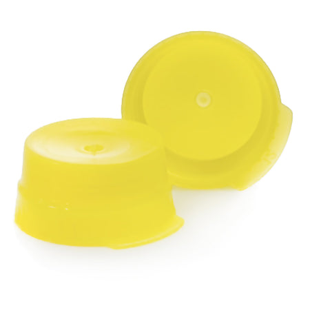 McKesson 177-113148Y Yellow Tube Closure, 16 mm