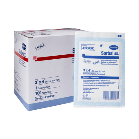 Hartmann 48900000 Sorbalux Nonadherent Dressing, 3 x 4 Inch