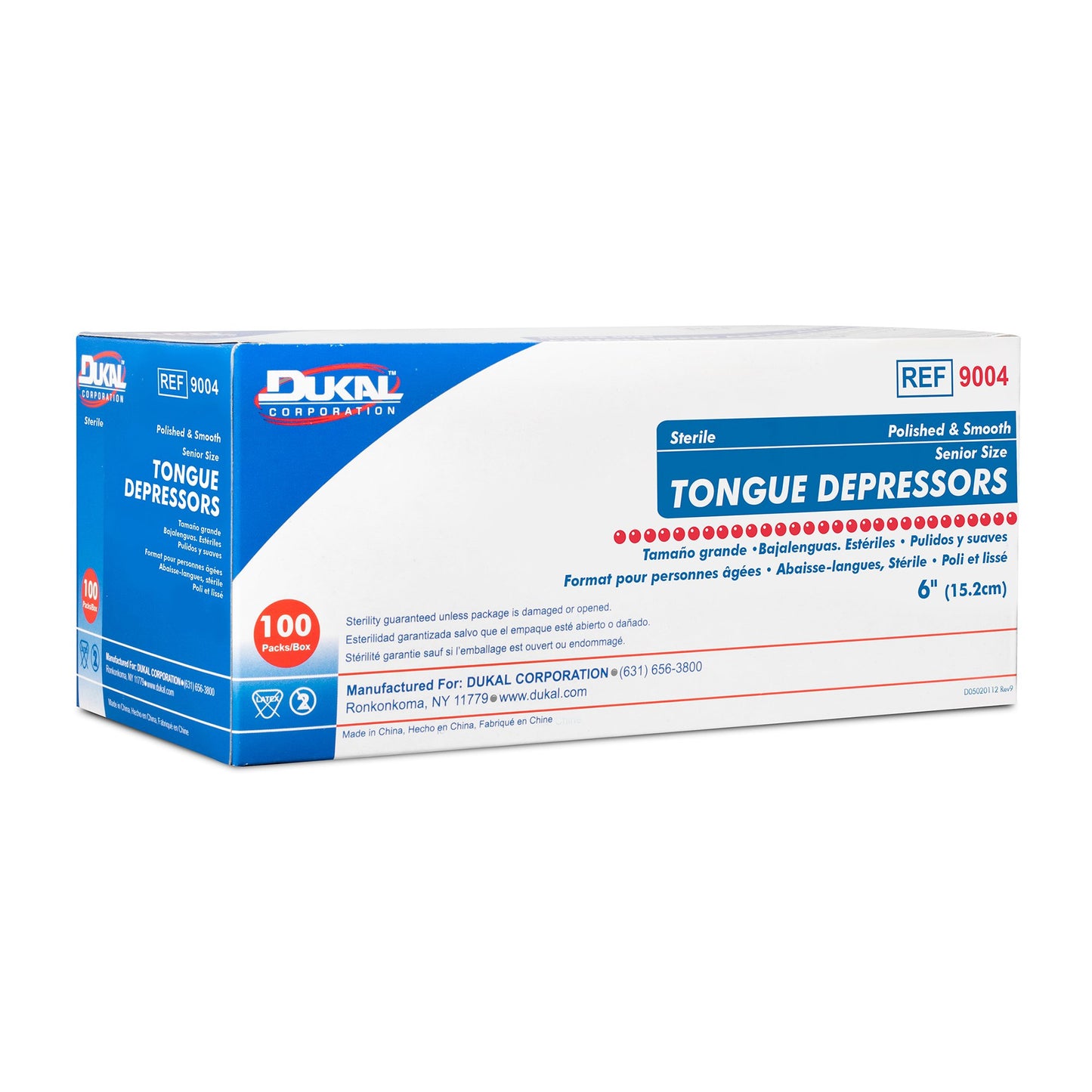 Dukal™ Individually Wrapped Tongue Depressors