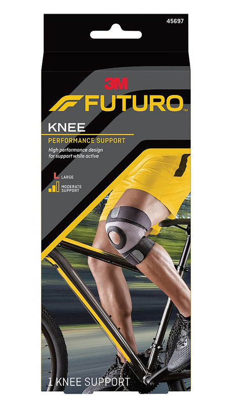 3M 45697ENR Futuro Sport Moisture Control Knee Brace, Large