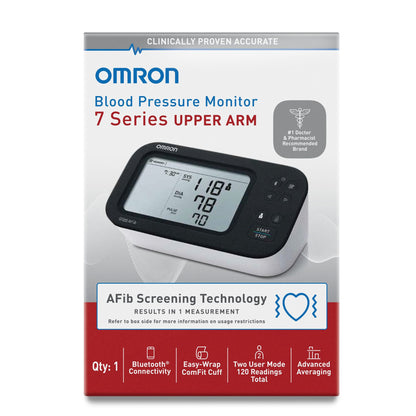 Digital Blood Pressure Monitor Omron 7 Series® Adult Cuff Nylon Cuff 9 to 17 Inch Desk Model