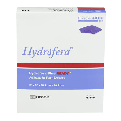 Hollister® Hydrofera Blue Ready™ Antibacterial Foam Dressing, 20.3 x 20.3 cm