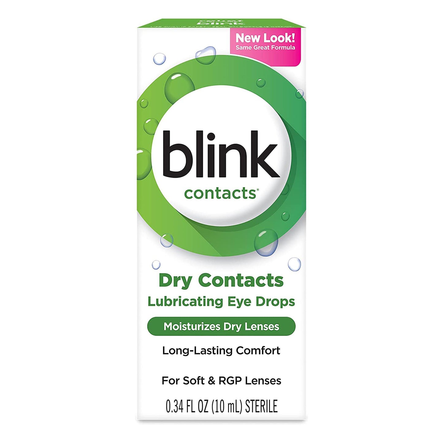 Blink Contacts Purified Water / Sodium Chloride Contact Lens Solution, 0.34 oz.