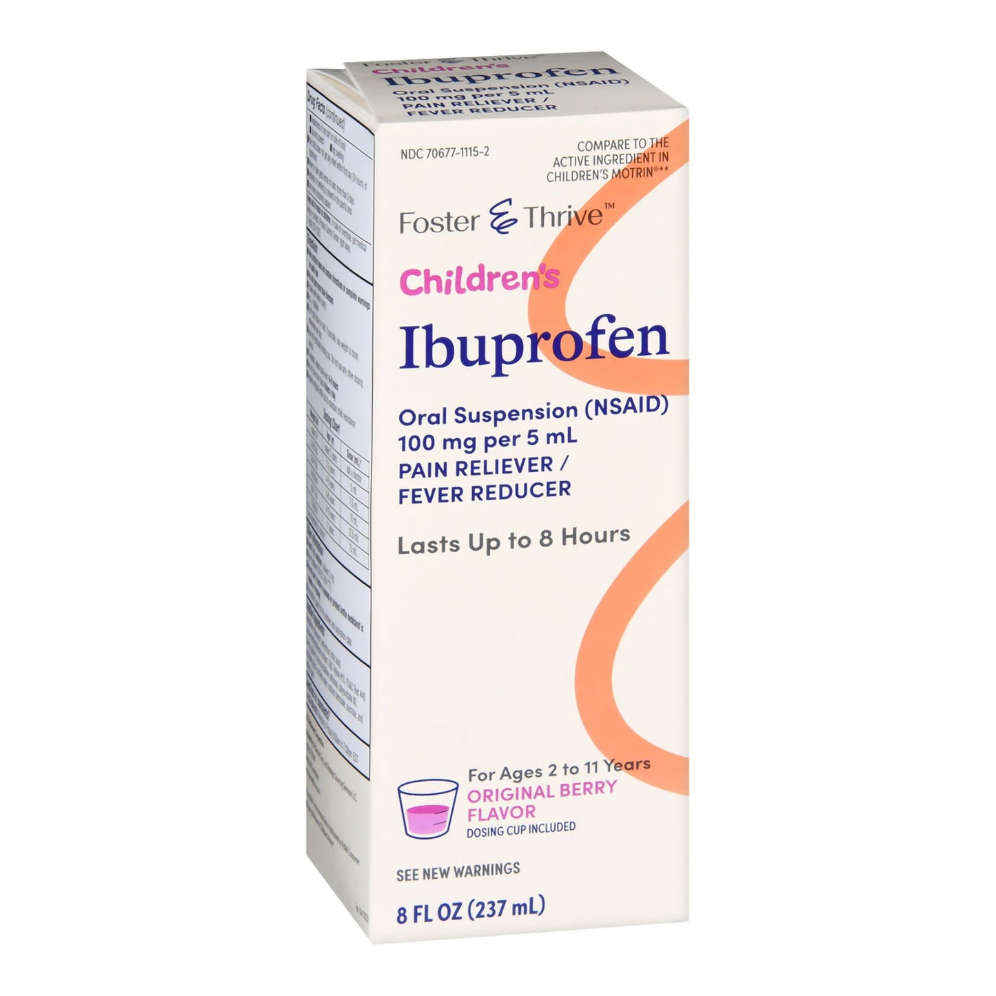 Foster & Thrive™ Children's Ibuprofen Oral Suspension Original Berry, 8 ounces