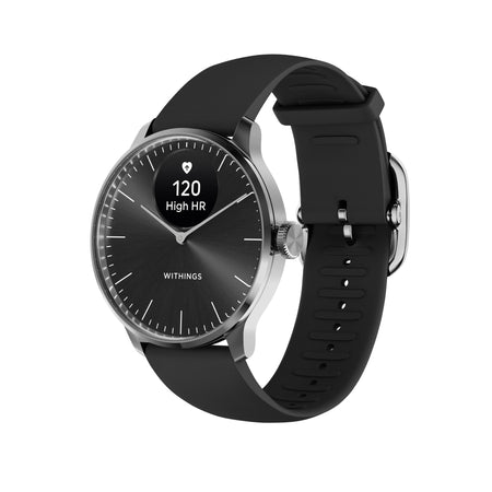 Withings Inc HWA11-MODEL 5-ALL-INT ScanWatch Light Smart Watch, 37mm, Black