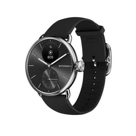 Withings Inc HWA10-MODEL 1-ALL-INT ScanWatch 2 Smart Watch, 38mm, Black