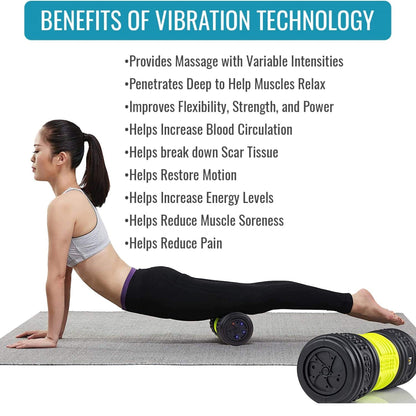 H+S Massaging Foam Roller