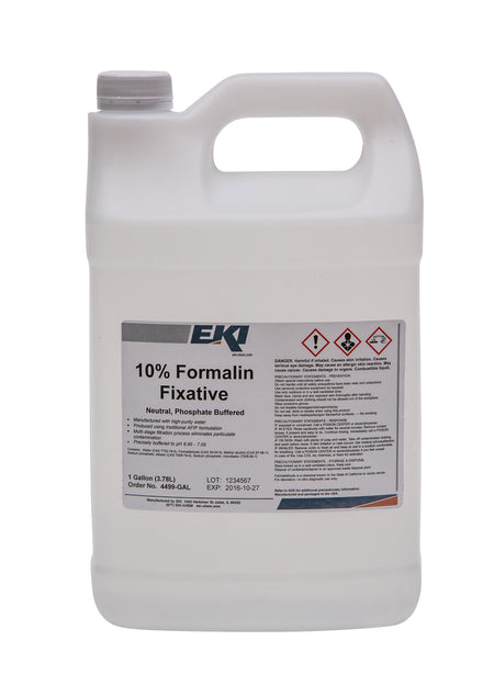 EK Industries Inc 4499-GAL EKI Neutral Phosphate Buffered Formalin Histology Reagent, 1 Gallon