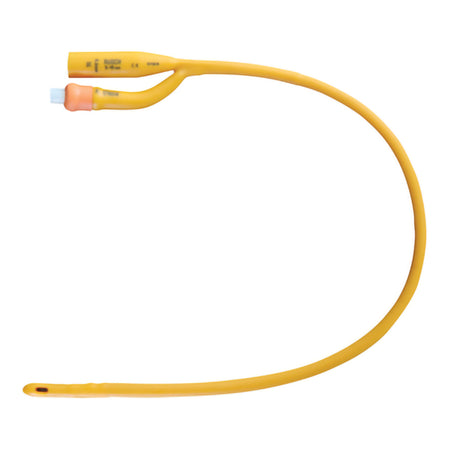 Teleflex 180705180 Rüsch Gold Foley Catheter, 18 Fr., 5 cc, Straight Tip
