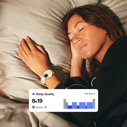 Withings ScanWatch Light Smart Watch, 37mm, Sand