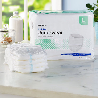 McKesson Ultra Heavy Absorbent Underwear, Large