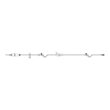 Primary IV Administration Set CareSafe™ Gravity 2 Ports 20 Drops / mL Drip Rate 15 Micron Filter 104 Inch Tubing Solution