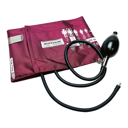 McKesson 01-865-12XBDGM Lumeon Blood Pressure Cuff and Bulb, Large Cuff, 34 - 50 cm, Adult