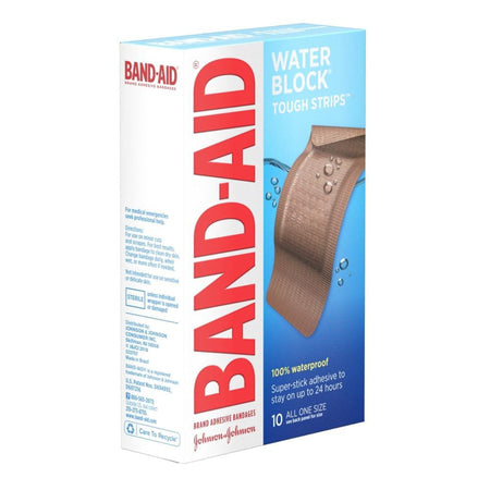 Johnson & Johnson 38137005566 Band-Aid Water Block Tough Strips XL Waterproof Adhesive