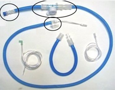 Sun Med 6460-H12 CareFusion Portable Ventilator Circuit, Pediatric Single Limb