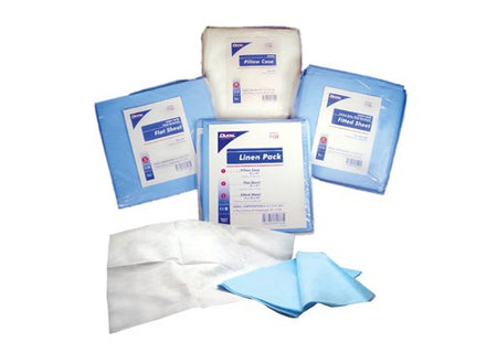 Dukal White Spunbond Pillowcase, 20 x 29 Inch