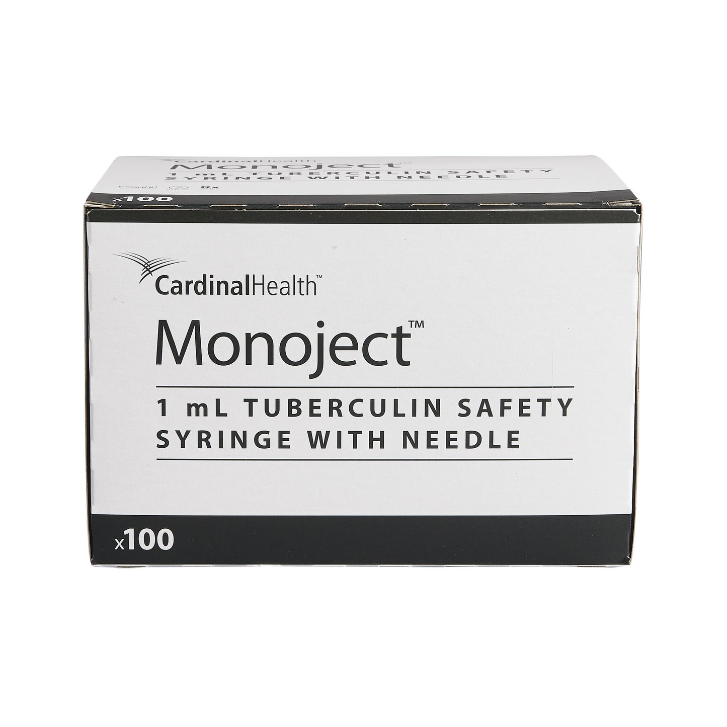 Monoject™ 1 mL Tuberculin Syringe with Needle, 28 Gauge, 1/2 Inch Needle Length
