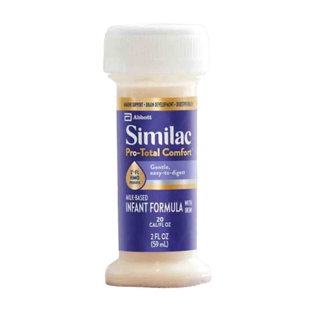 Abbott Nutrition 67132 Infant Formula Similac Pro-Total Comfort Unflavored 2 oz. Bottle Liquid Iron Lactose