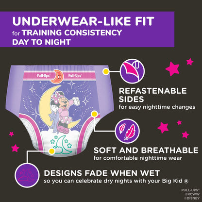 Huggies® Pull-Ups® Night-Time® Training Pants, 3T to 4T