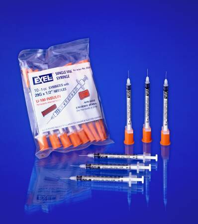 AirTite 26027 Comfort Point Insulin Syringe with Needle