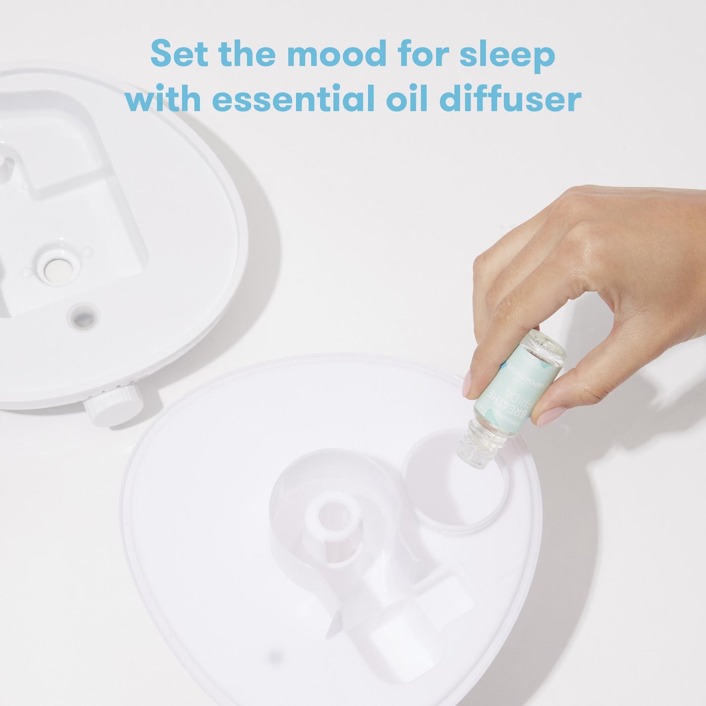 BreatheFrida Humidifier with Deiffuser and Nightlight 0.5 Gallon Tank Adult / Pediatric