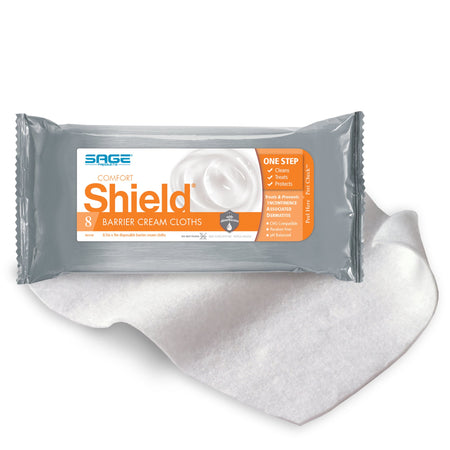 Sage 7905 Products Shield Barrier Cream Cloths, Soft Pack