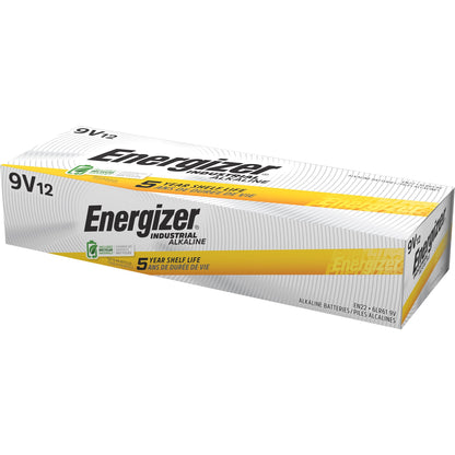 Energizer® Industrial® Alkaline Battery, 9V