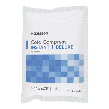 McKesson Deluxe Soft Cloth Instant Cold Pack, 5½ x 6¾ Inch