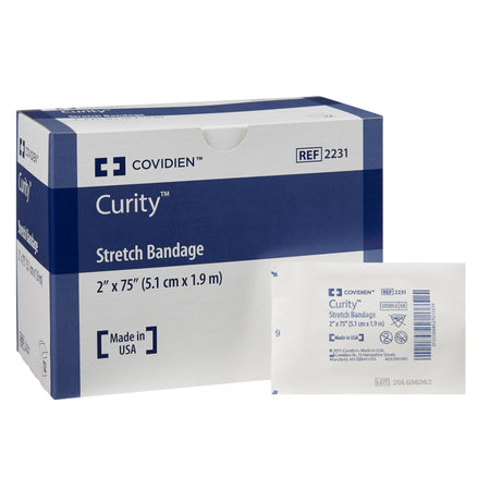 Cardinal 2231 Curity Sterile Conforming Bandage, 2 x 75 Inch, 1-Ply
