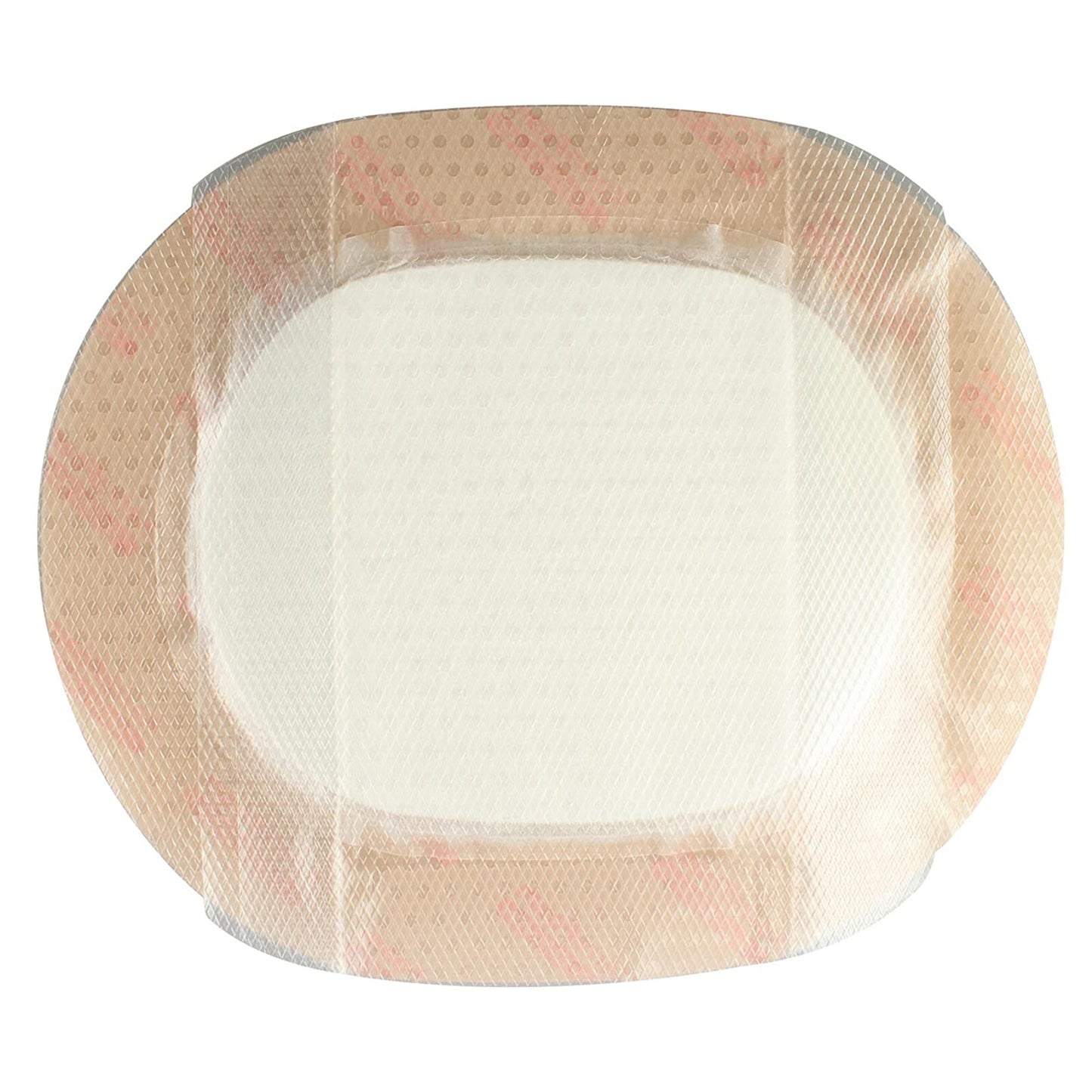 KerraFoam™ Gentle Border Silicone Foam Dressing, 7 x 8 Inch Oval