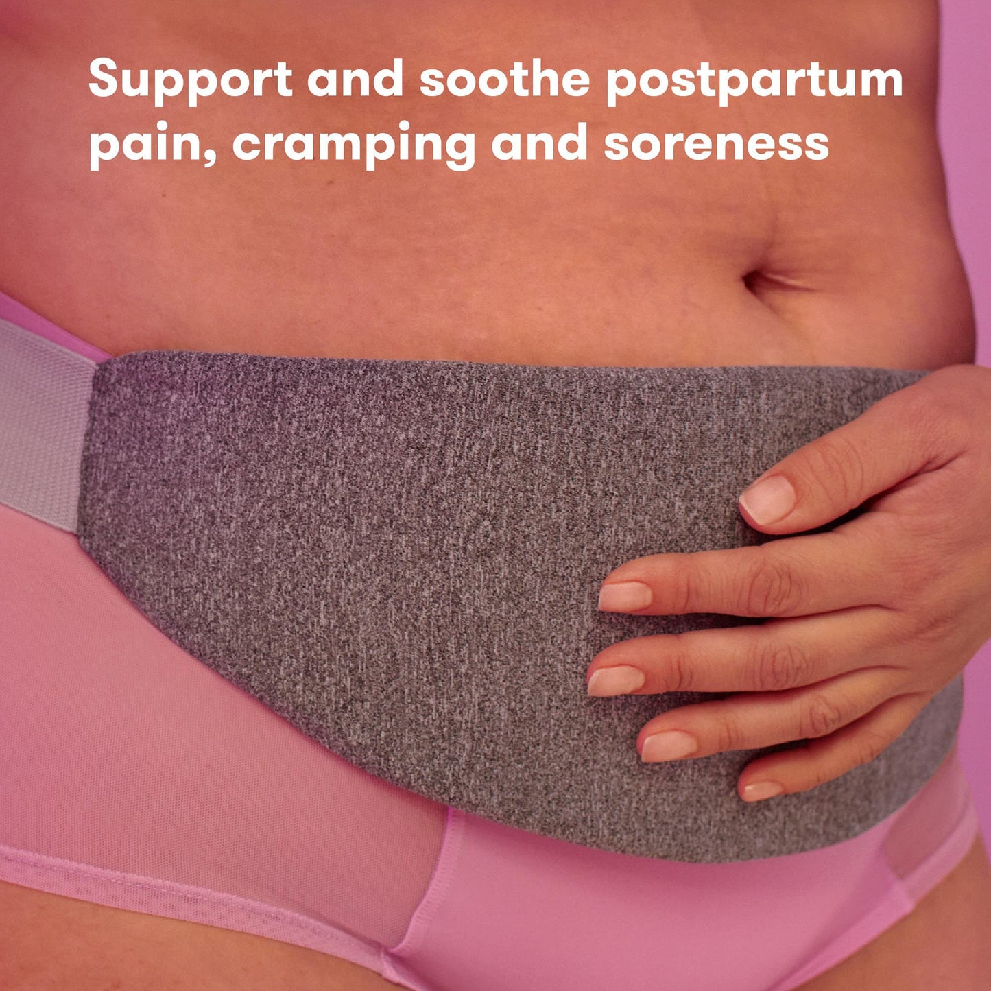 Hot / Cold Therapy Wrap Frida Mom Stomach / Back One Size Fits Most 22 to 44 Inch Strap Adjustment Fabric / Elastic Reusable