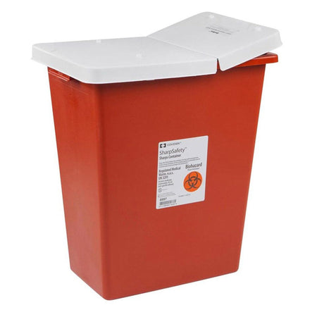 Cardinal 8933 SharpSafety Multi-purpose Sharps Container, 12 Gallon