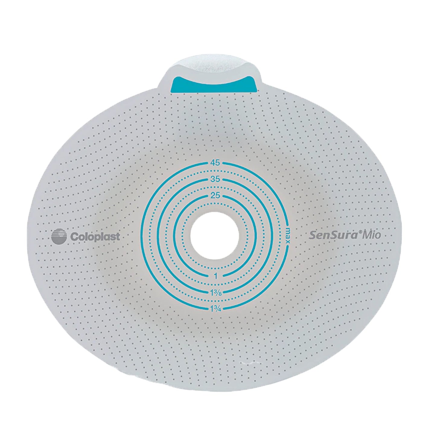 SenSura® Mio Click Ostomy Barrier, 10 – 65 mm Stoma Opening, Yellow Match