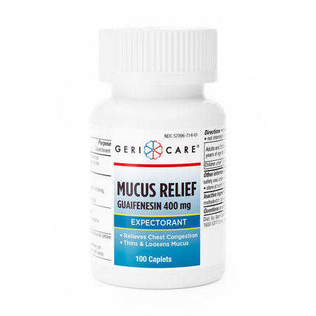 Geri-Care 714-01-GCP Guaifenesin Cold and Cough Relief